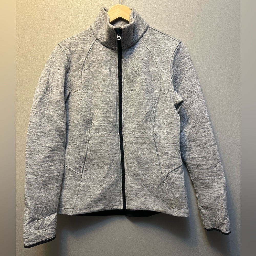 Lululemon Full-Zip Jacket Heathered Gray Womens